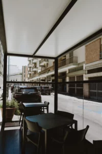 Modular Kast cover Mani in Pasta Cover Dehor Kast Copertura Locale commerciale Lecce