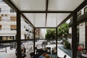 Modular Kast cover Mani in Pasta Cover Dehor Kast Copertura Locale commerciale Lecce